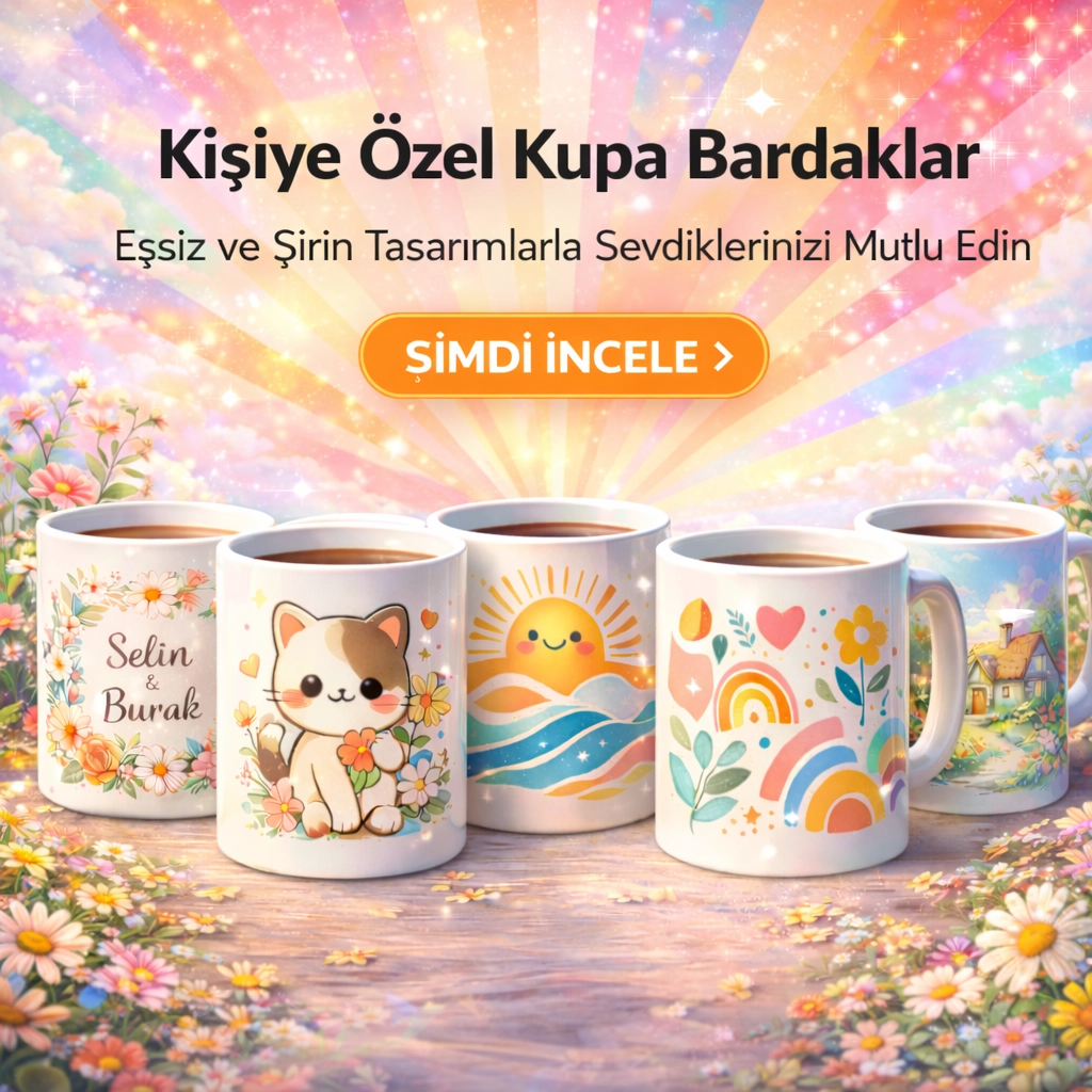 Kişiye Özel Kupa Bardak Tasarımlarımız