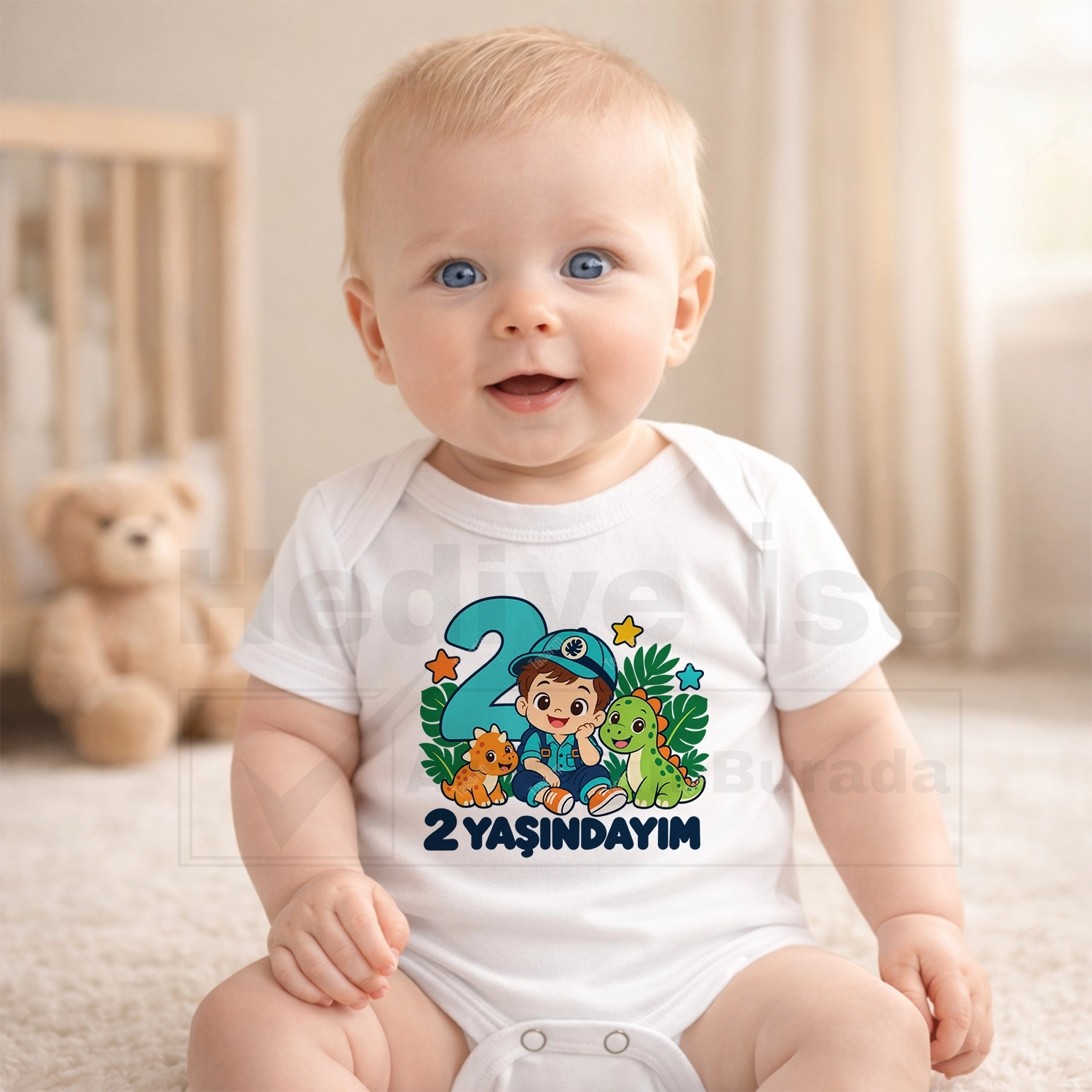 2 Yaşındayım - Bebek Body Zıbın