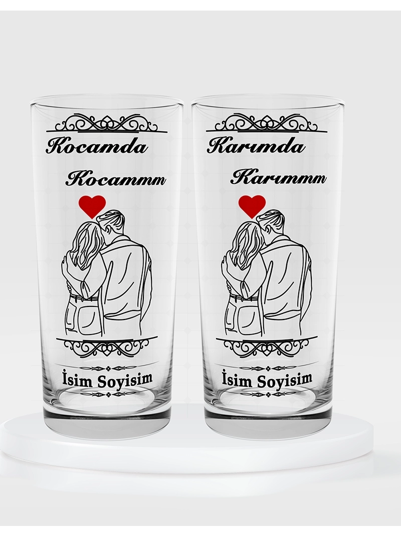 İkili Rakı Kadehi