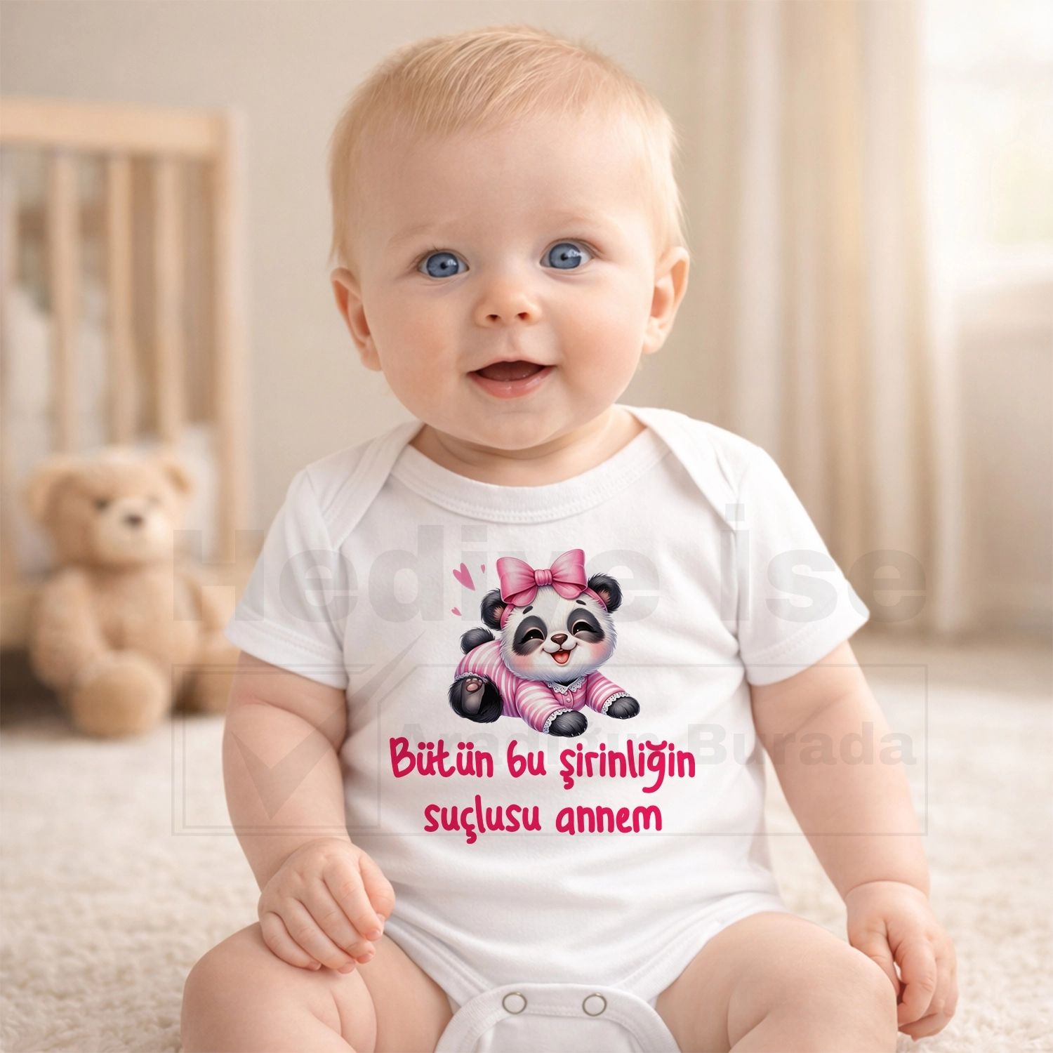 Bütün Bu Şirinliğin Suçlusu Annem - Bebek Body Zıbın
