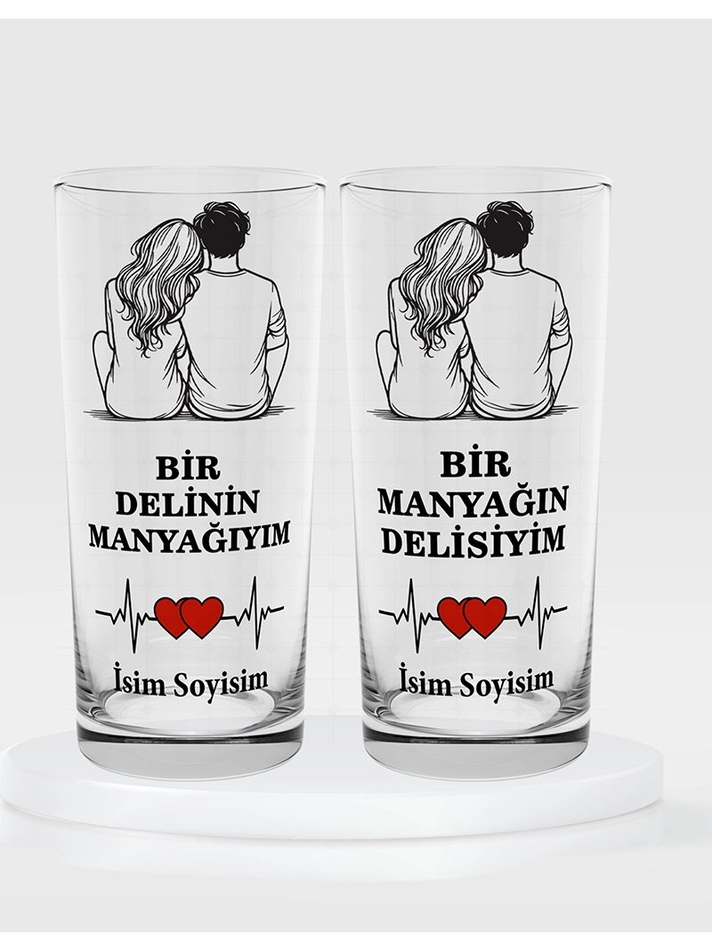 İkili Rakı Kadehi