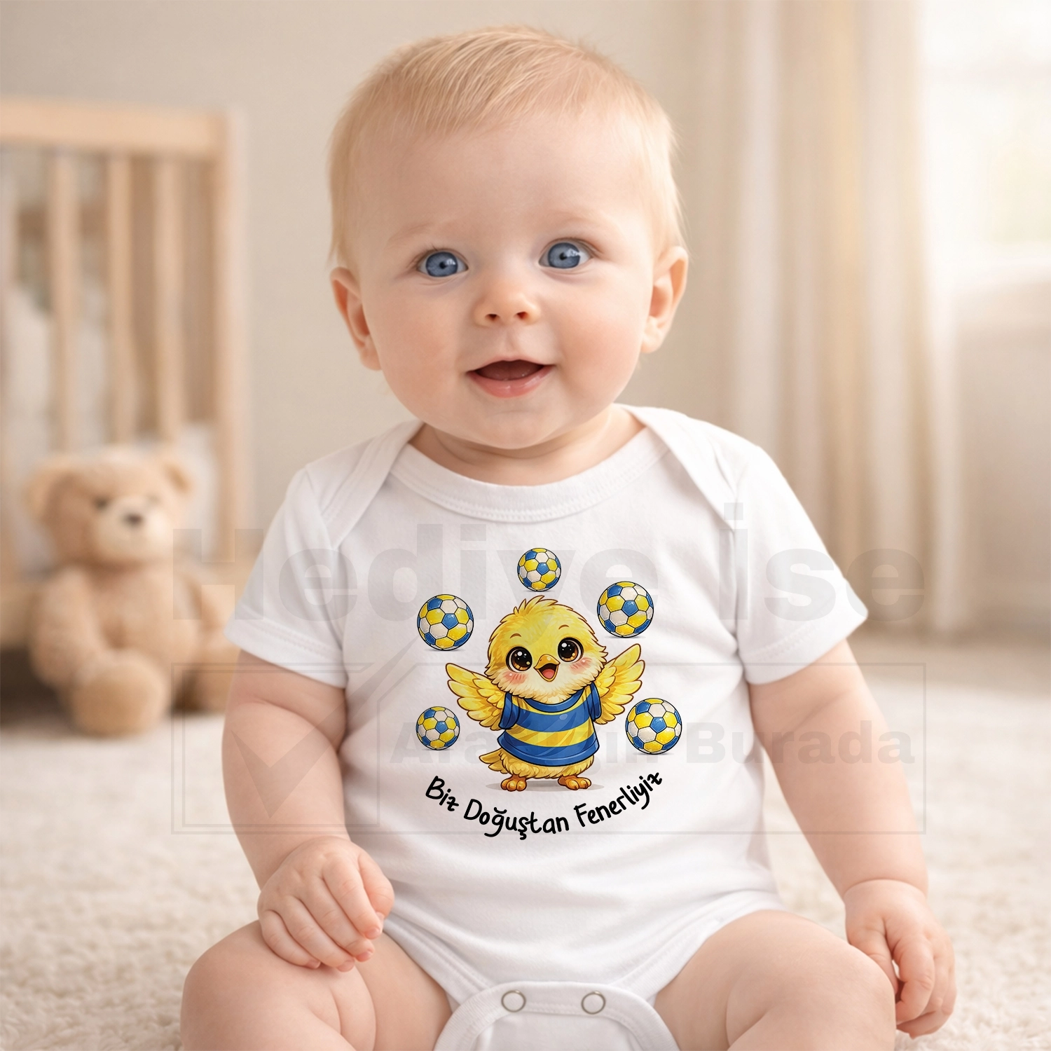 Biz Doğuştan Fenerliyiz - Bebek Body Zıbın