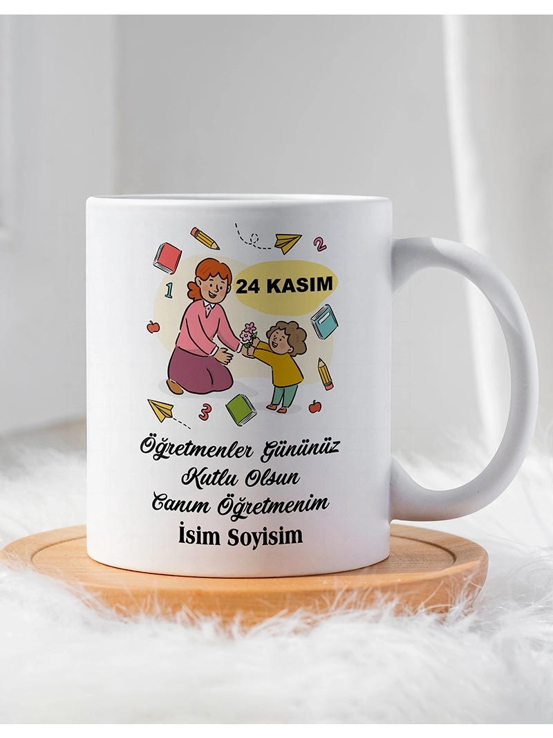 Öğretmenler Gününe Özel Kupa Bardak