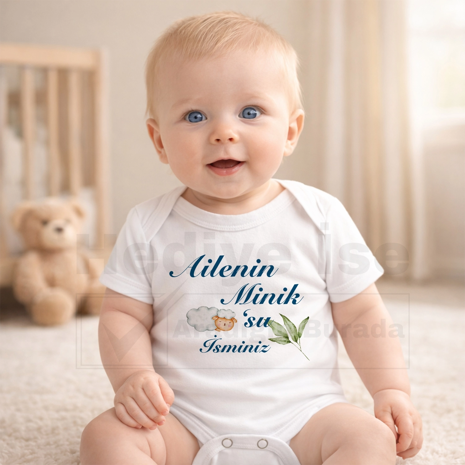 Ailenin Minik Kuzusu - Bebek Body Zıbın