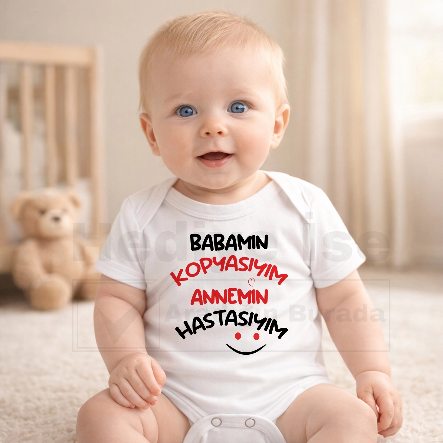 Babamın Kopyasıyım Annemin Hastasıyım - Bebek & Body & Zıbın