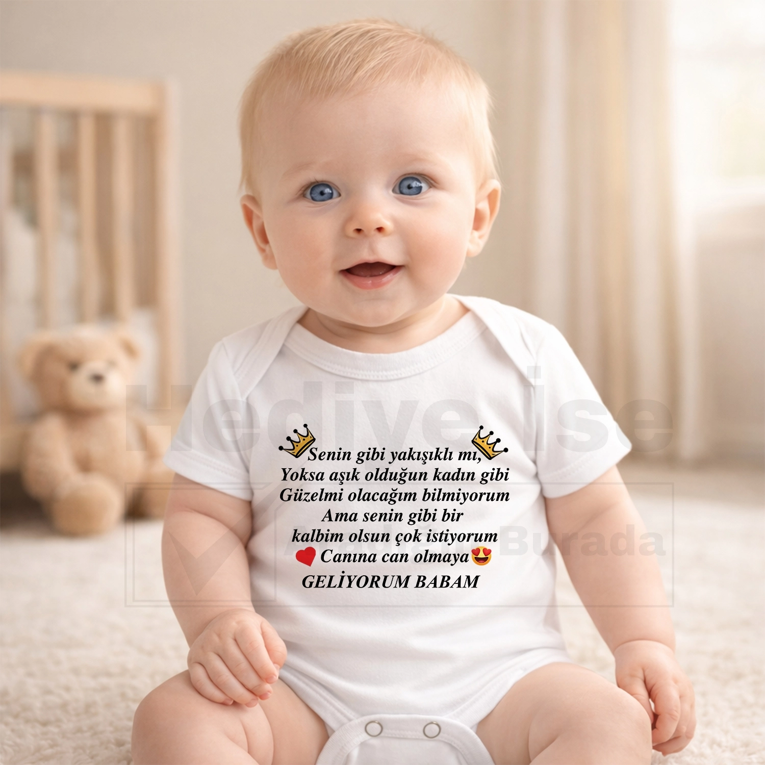 Canına Can Olmaya Geliyorum Babam - Bebek Body Zıbın
