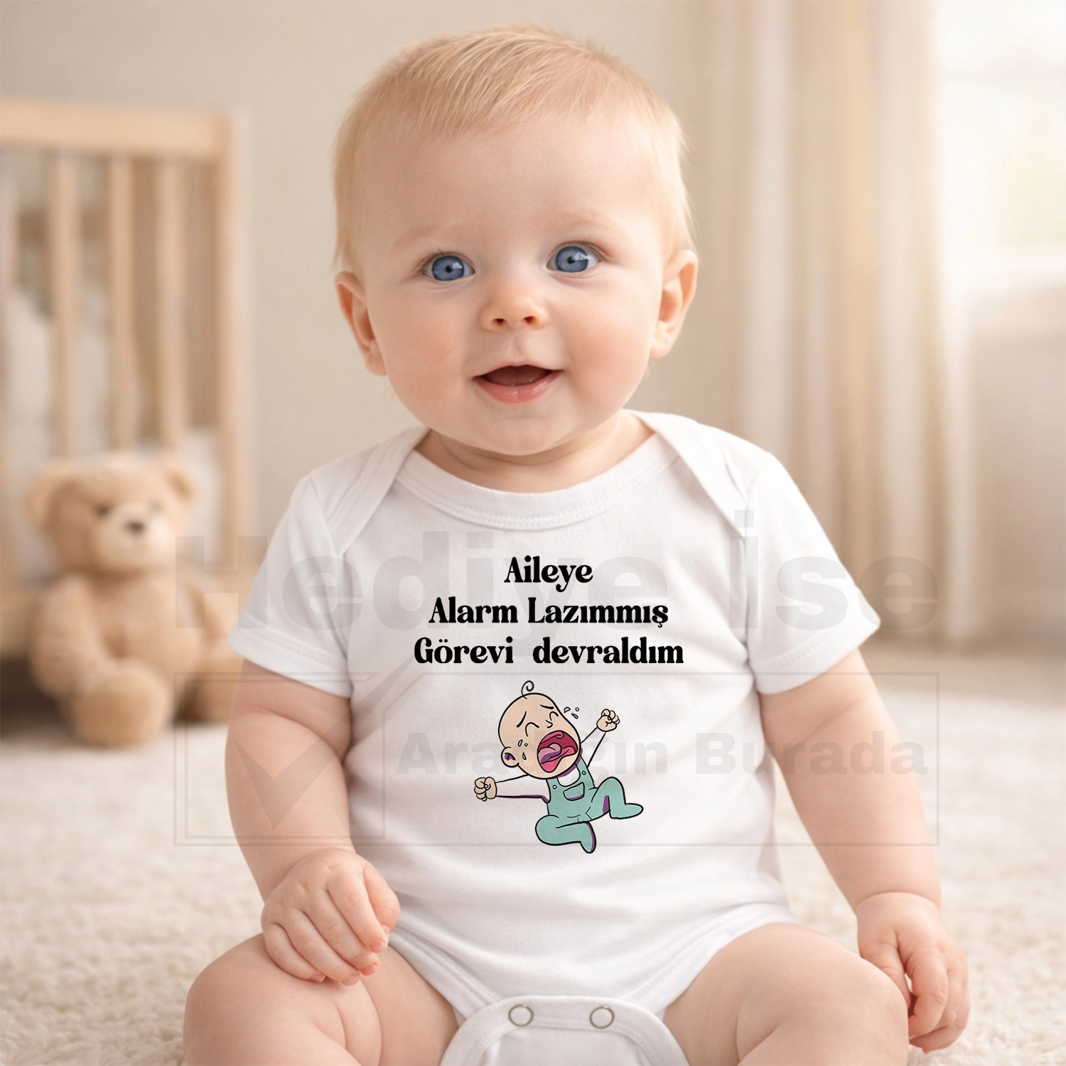 Aileye Alarm Lazımmış Görevi Devraldım - Bebek Body Zıbın