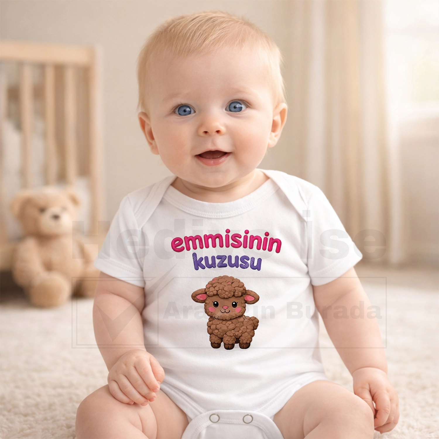 Emmisinin Kuzusu - Bebek Body Zıbın