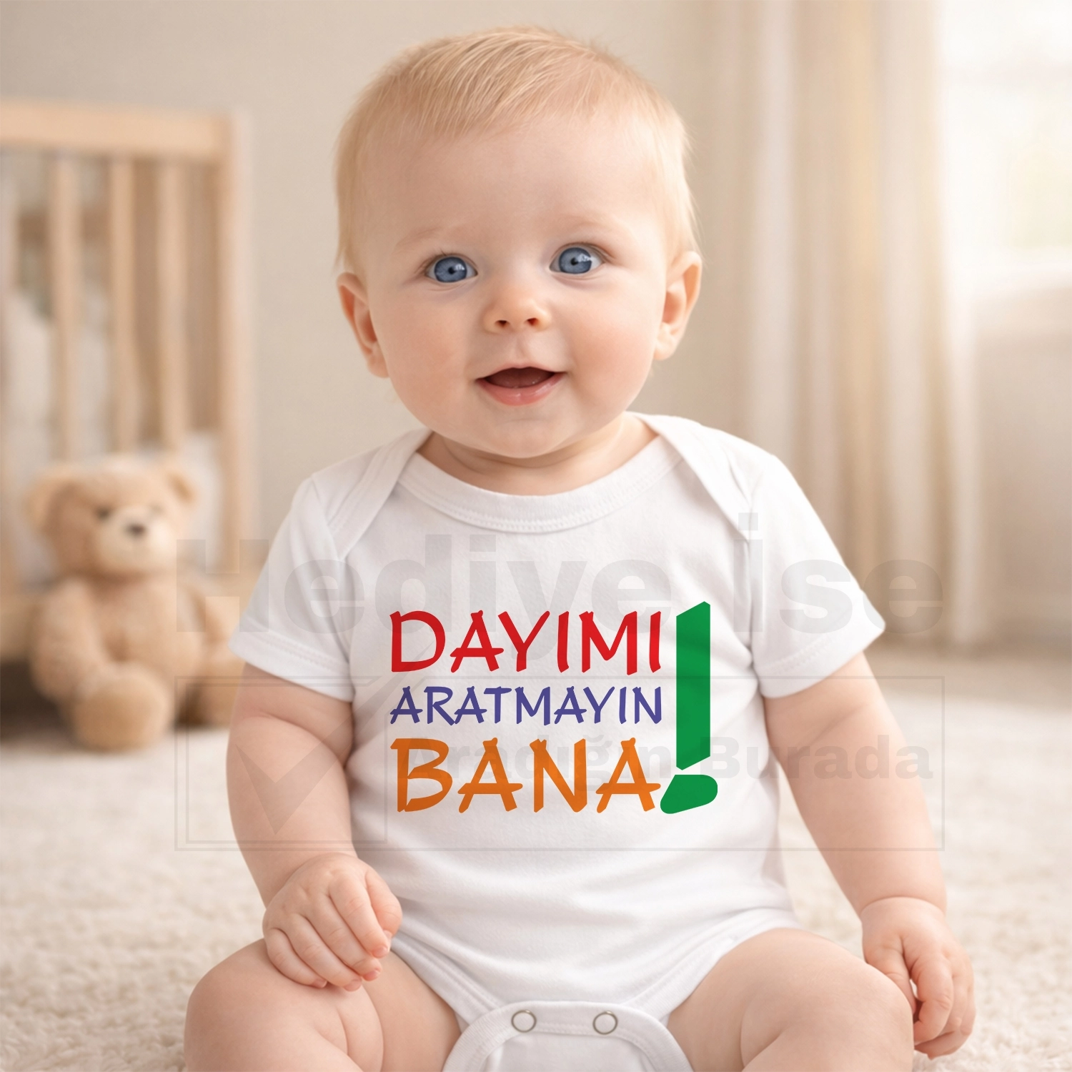Dayımı Aratmayın Bana - Bebek Body Zıbın