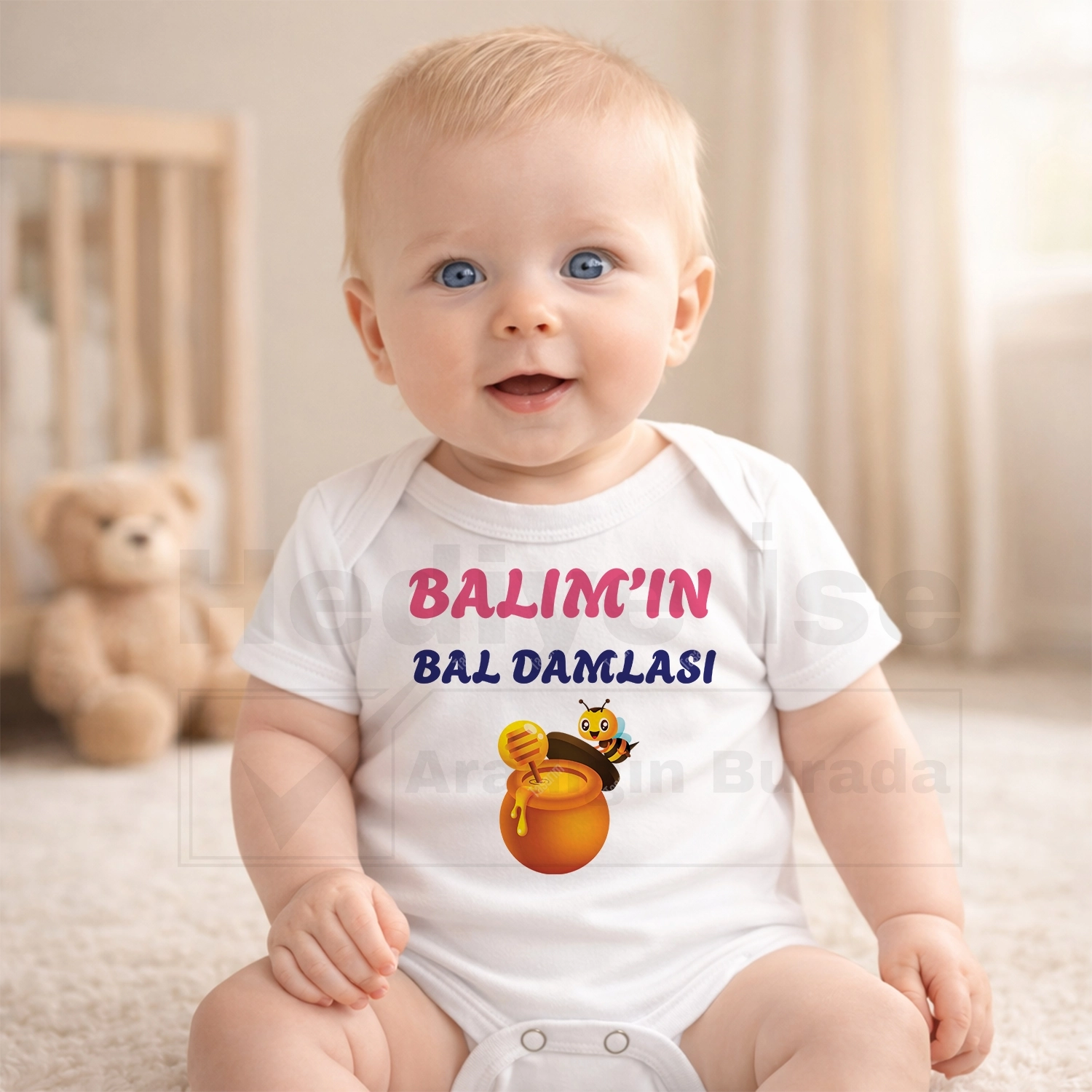 Balımın Bal Damlası - Bebek Body Zıbın