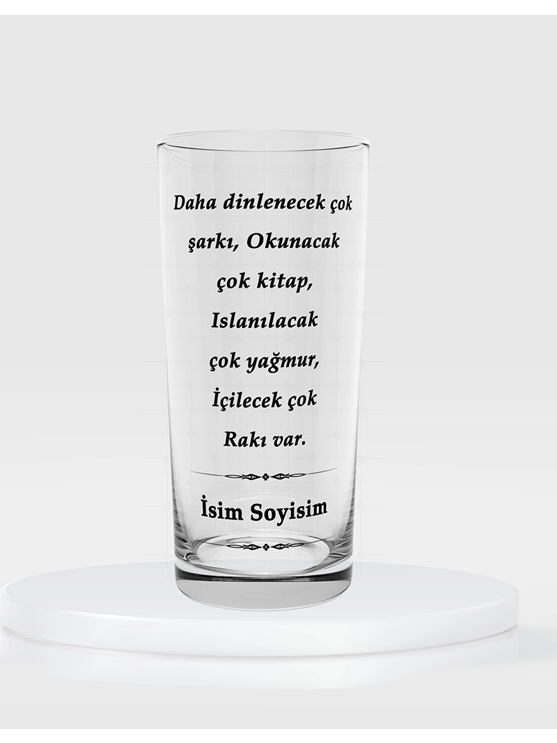 Tekli Rakı Kadehi