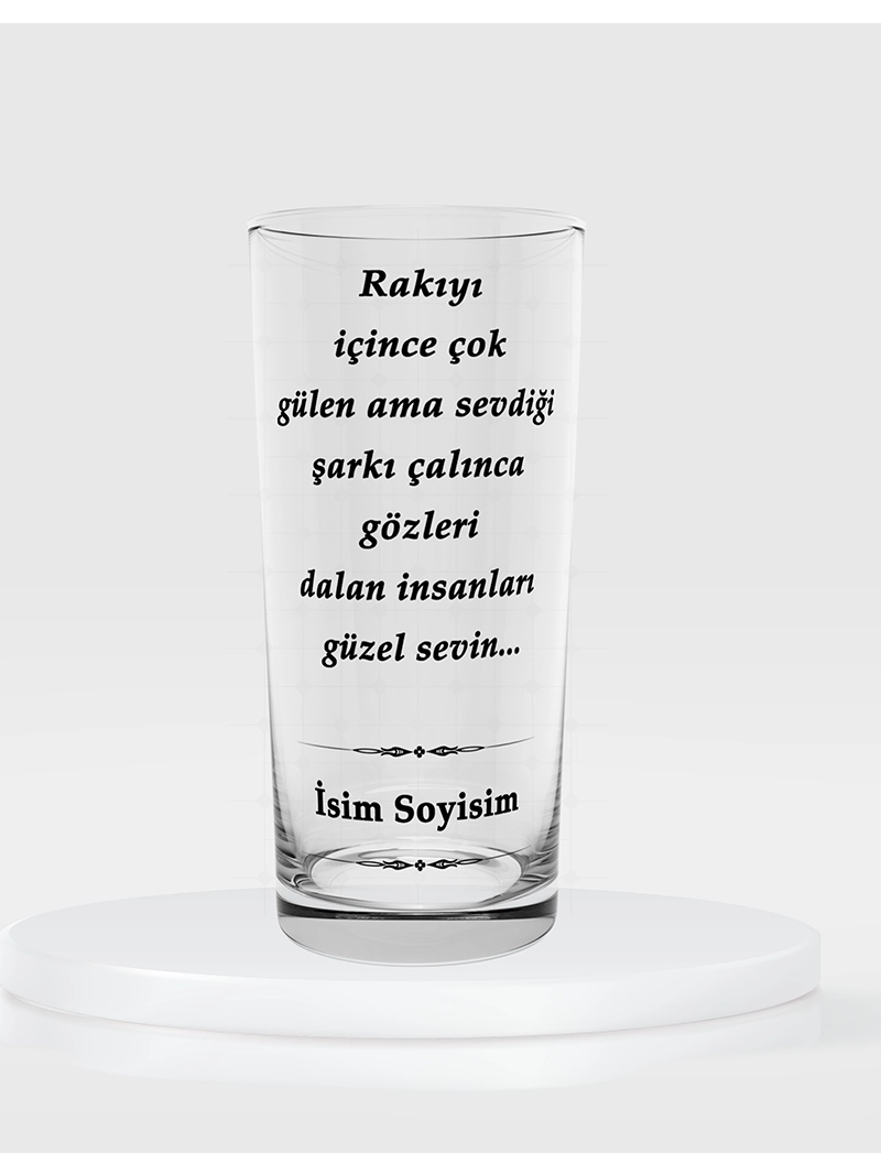 Tekli Rakı Kadehi