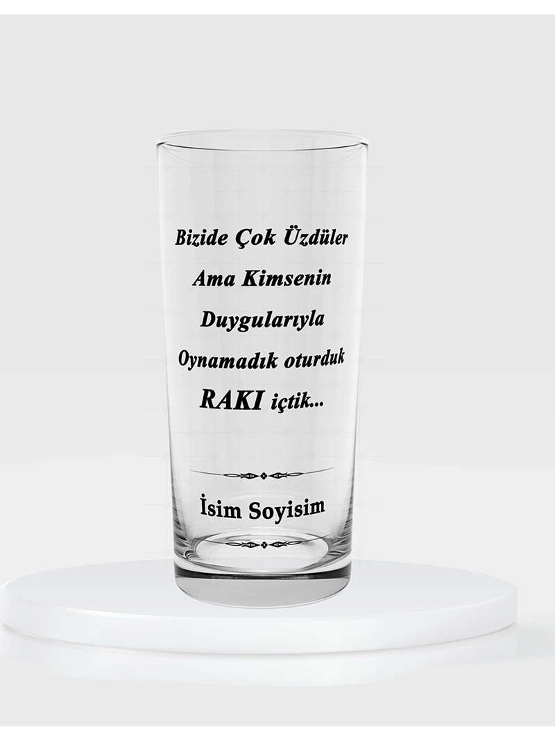 Tekli Rakı Kadehi