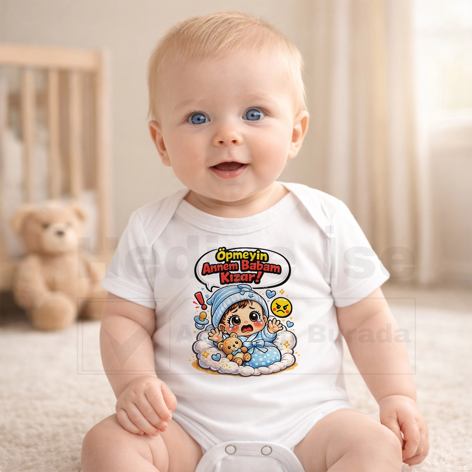 Öpmeyin Annem Babam Kızar ! - Bebek Body Zıbın