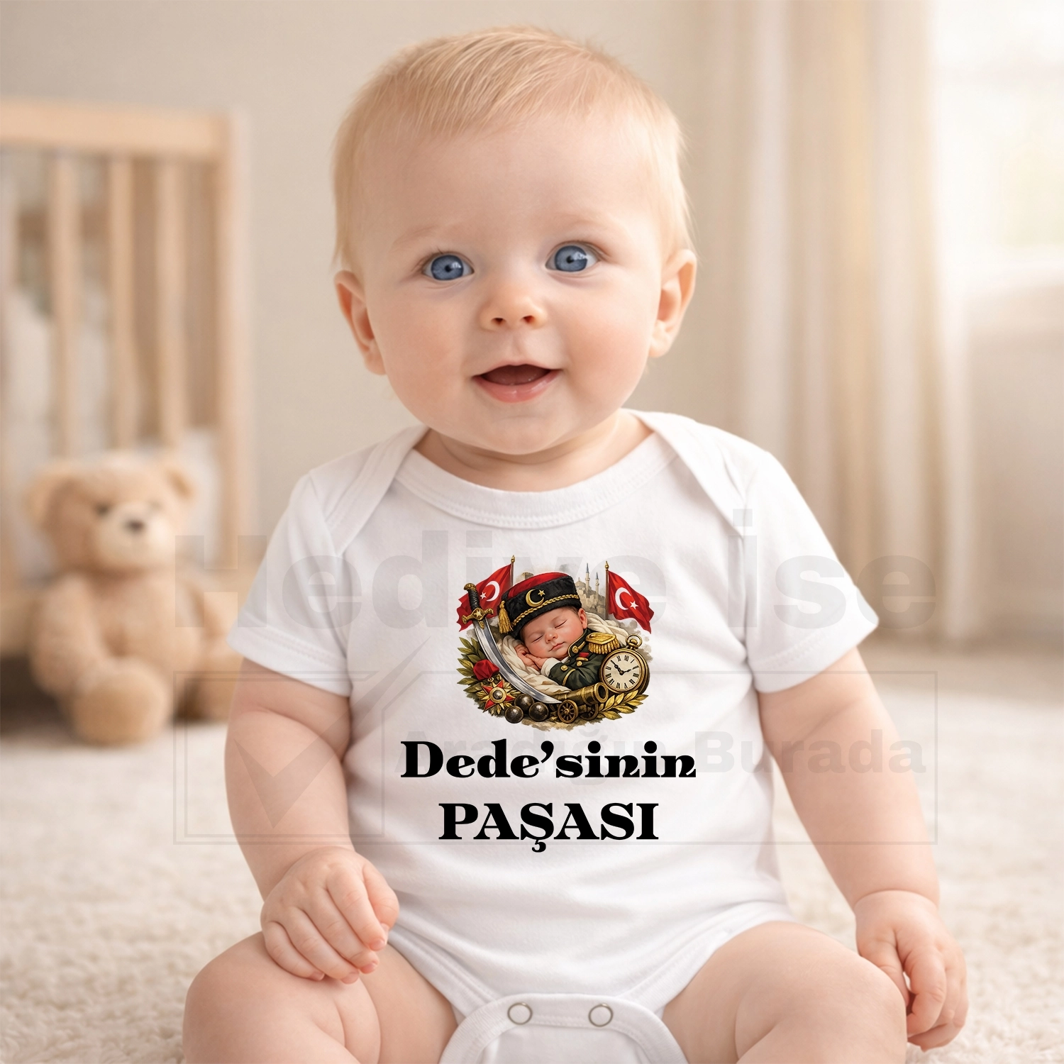 Dedesinin Paşası - Bebek Body Zıbın
