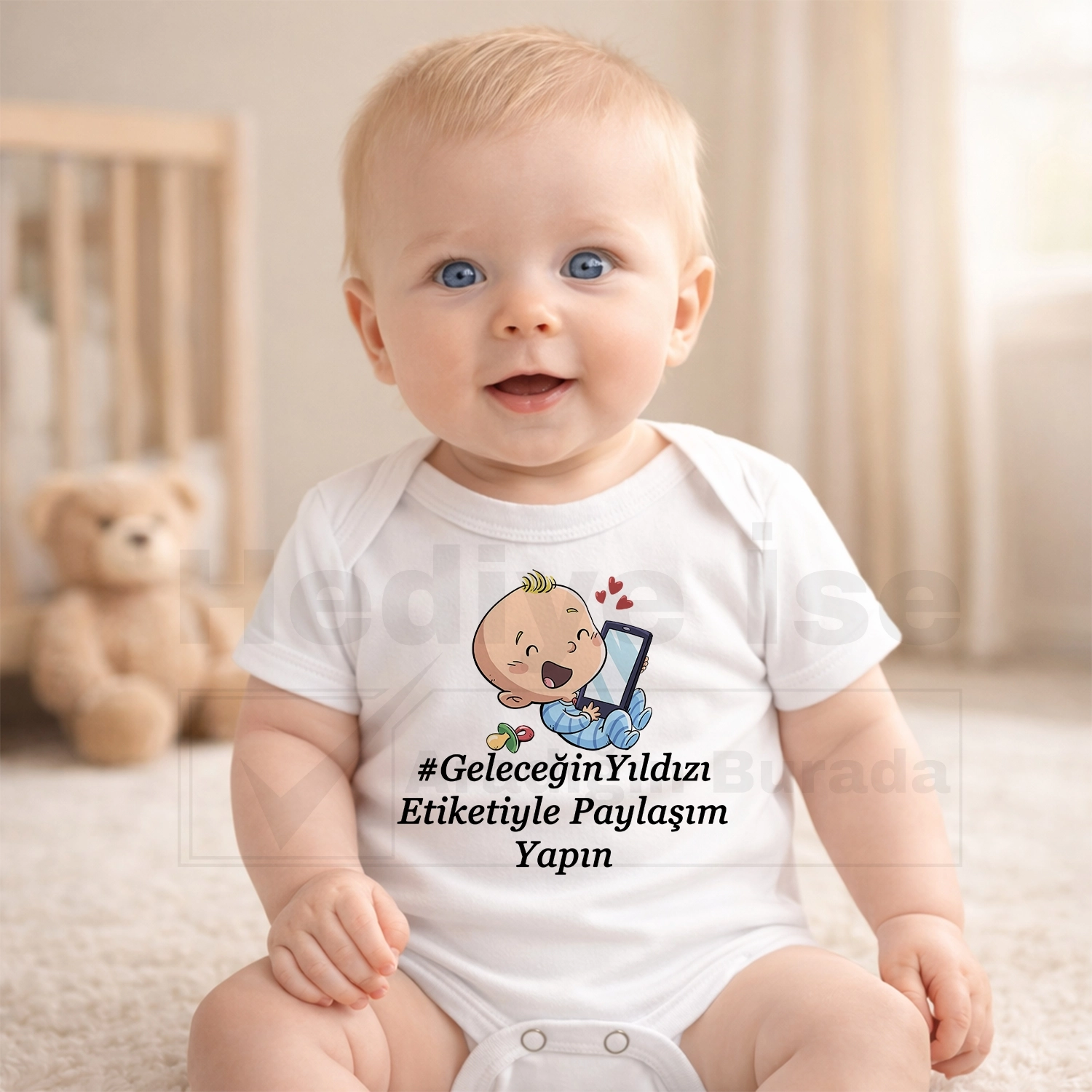 #GeleceğinYıldızı Etiketiyle Paylaşım Yapın - Bebek Body Zıbın