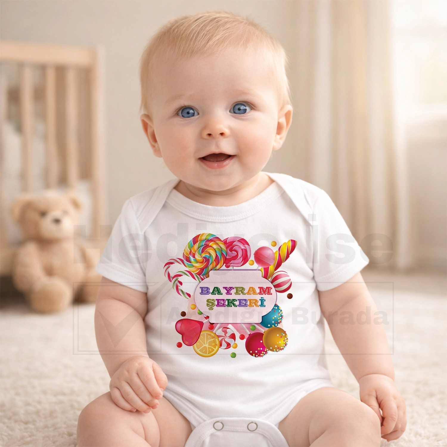 Bayram Şekeri - Bebek Body Zıbın