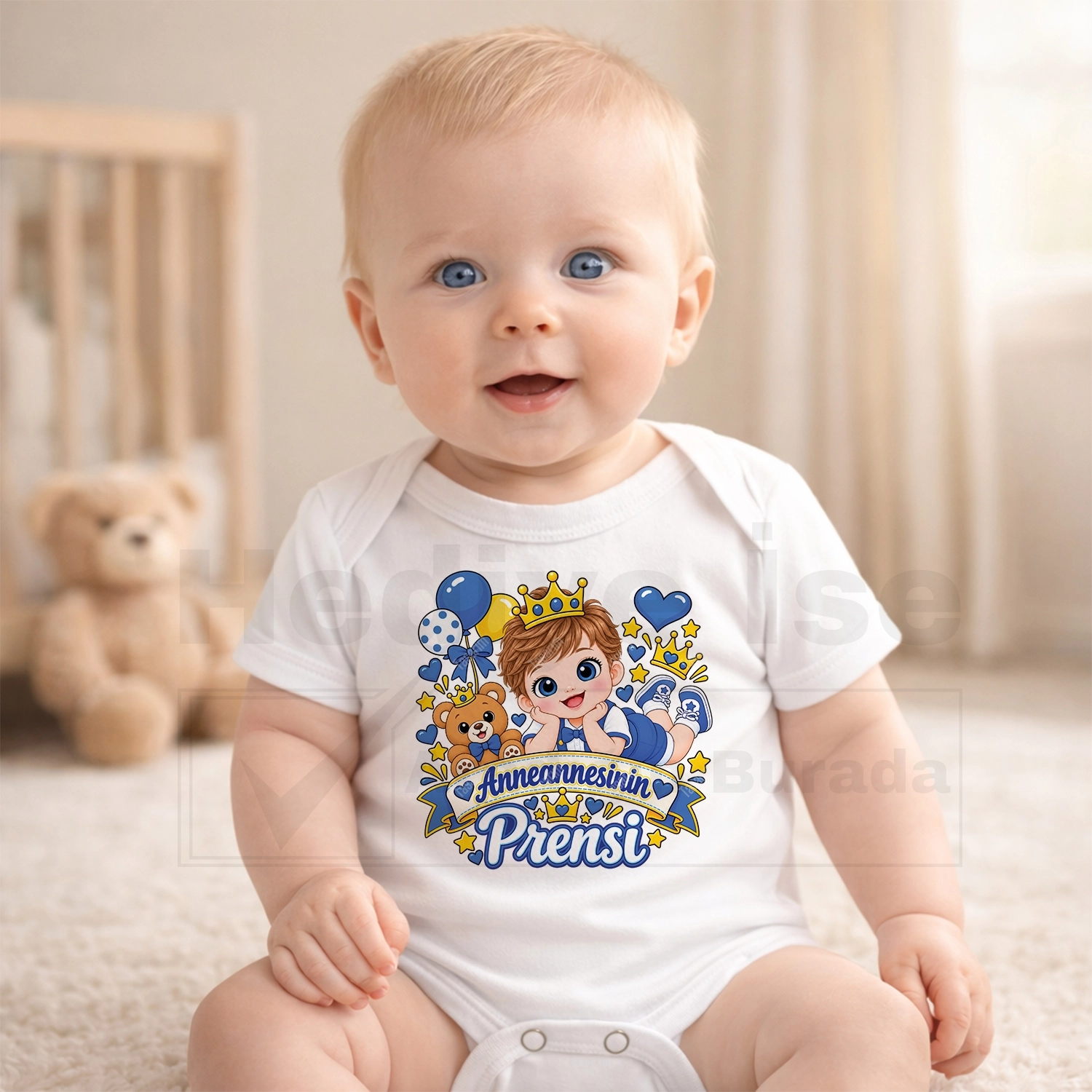 Anneannesinin Prensi - Bebek Body Zıbın