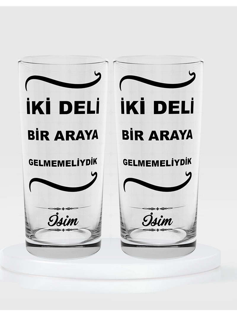 İkili Rakı Kadehi