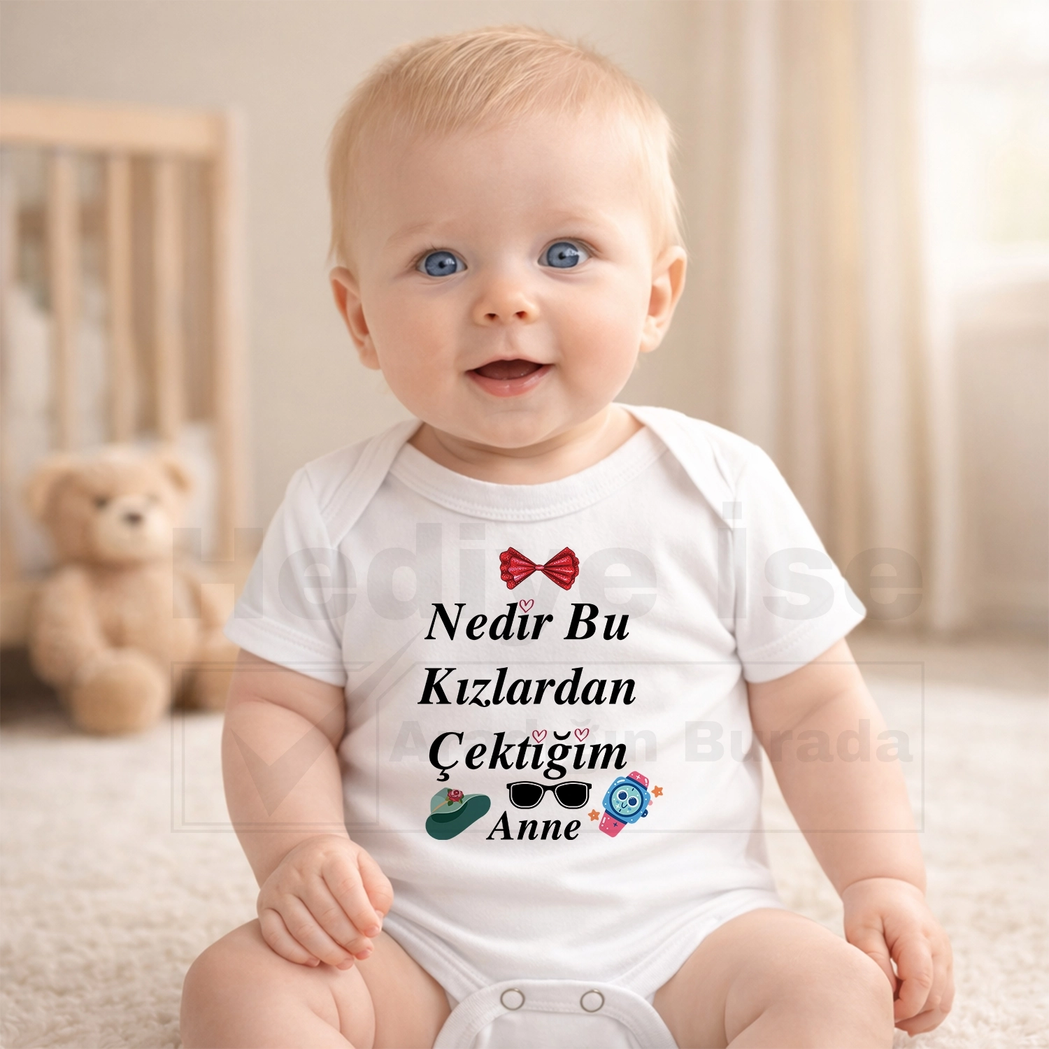 Nedir Bu Kızlardan Çektiğim Anne - Bebek Body Zıbın