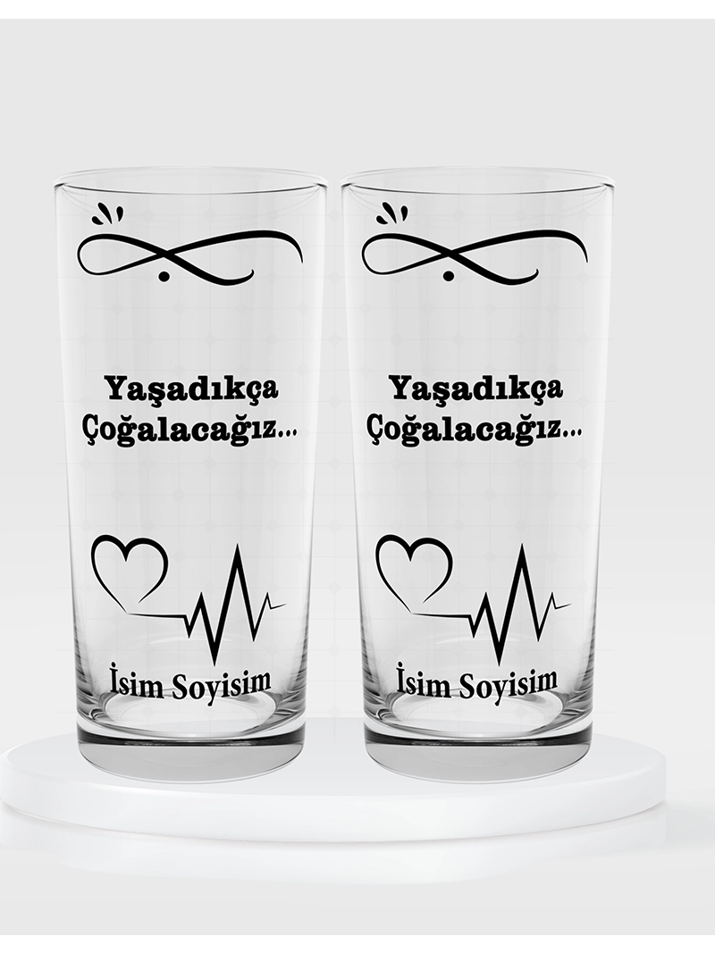 İkili Rakı Kadehi