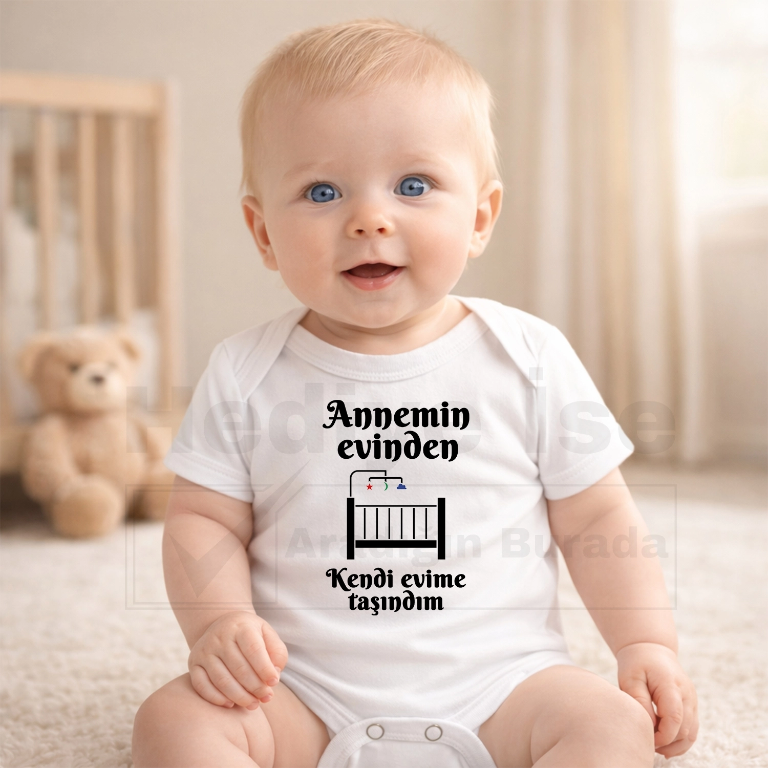 Annemin evinden kendi evime taşındım - Bebek Body Zıbın