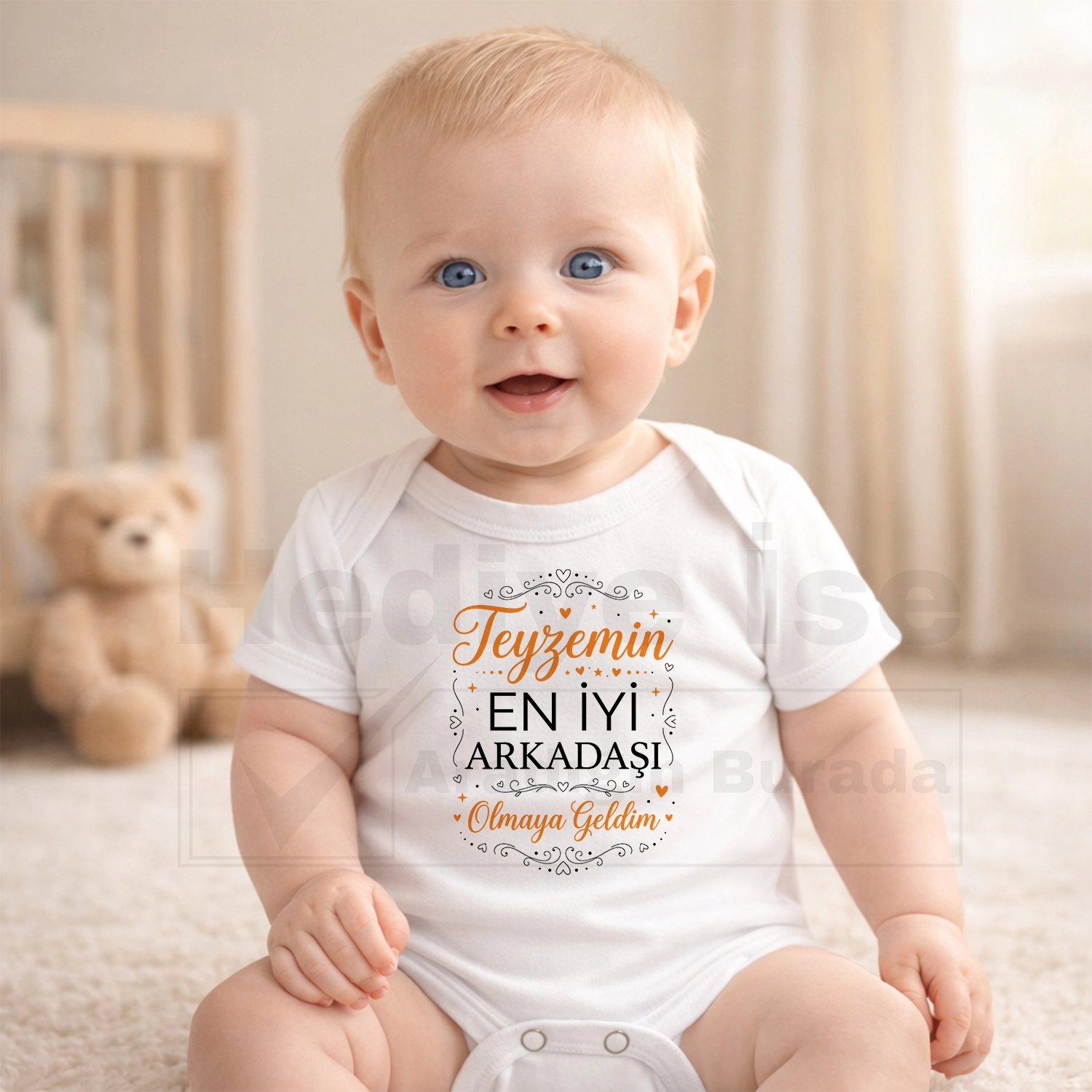 Teyzemin En İyi Arkadaşı Olmaya Geldim - Bebek Body Zıbın