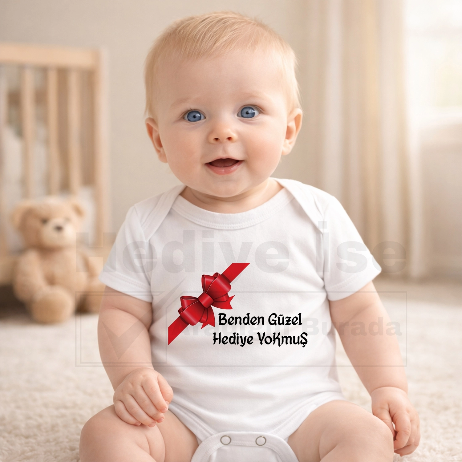 Benden Güzel Hediye Yokmuş - Bebek Body Zıbın