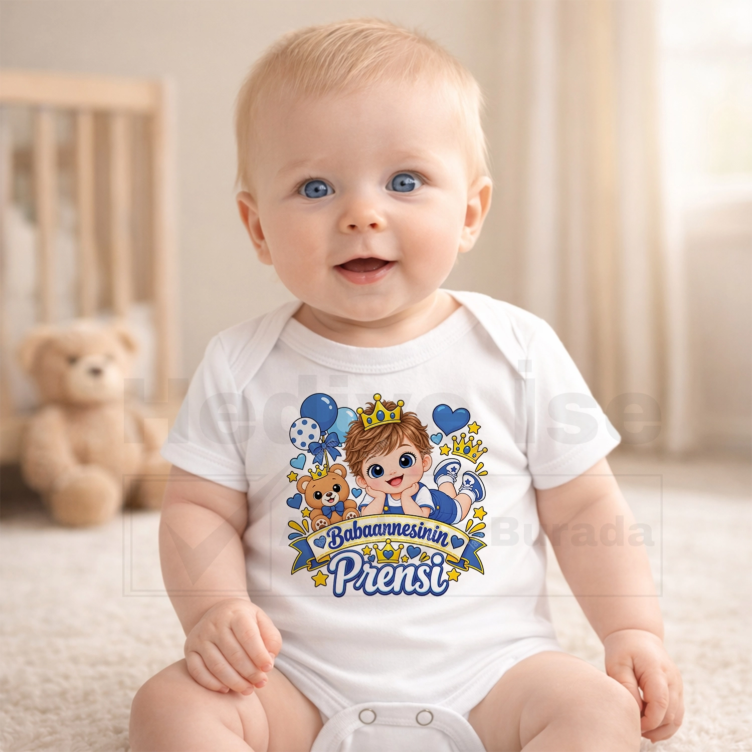 Babaannesinin Prensi - Bebek Body Zıbın