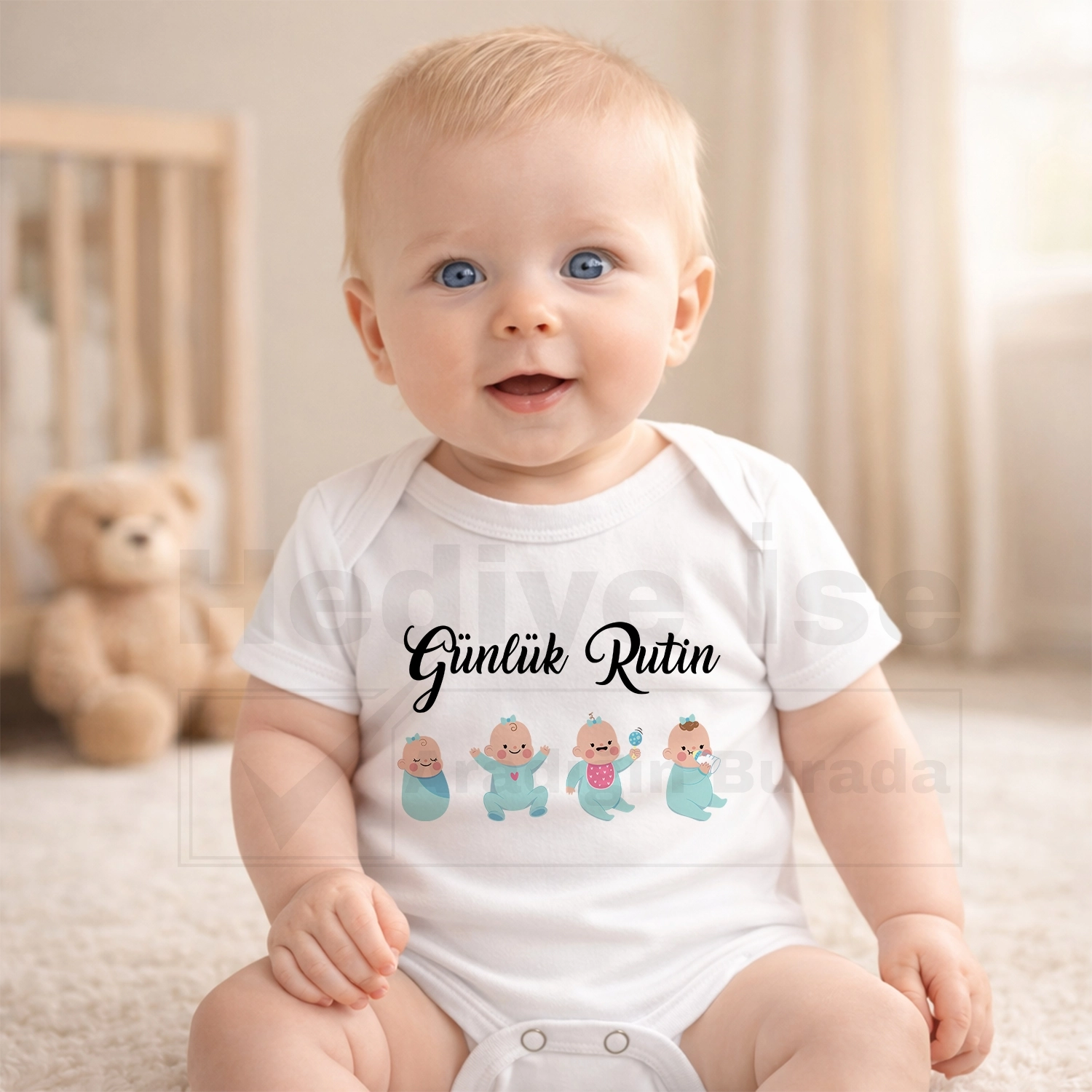 Günlük Rutin - Bebek Body Zıbın