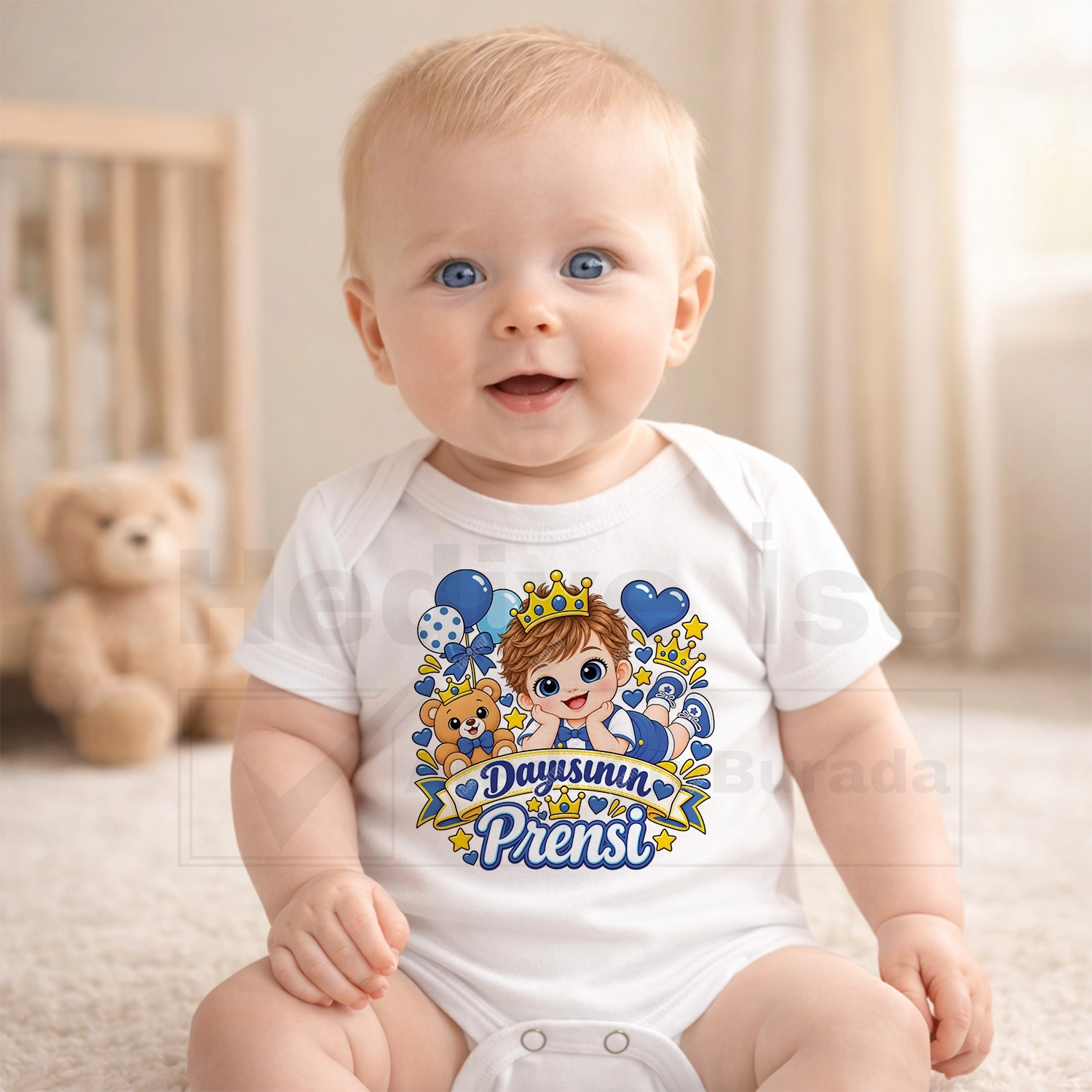 Dayısının Prensi - Bebek Body Zıbın