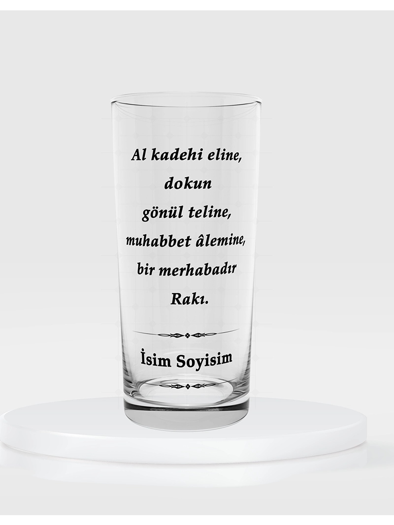 Tekli Rakı Kadehi