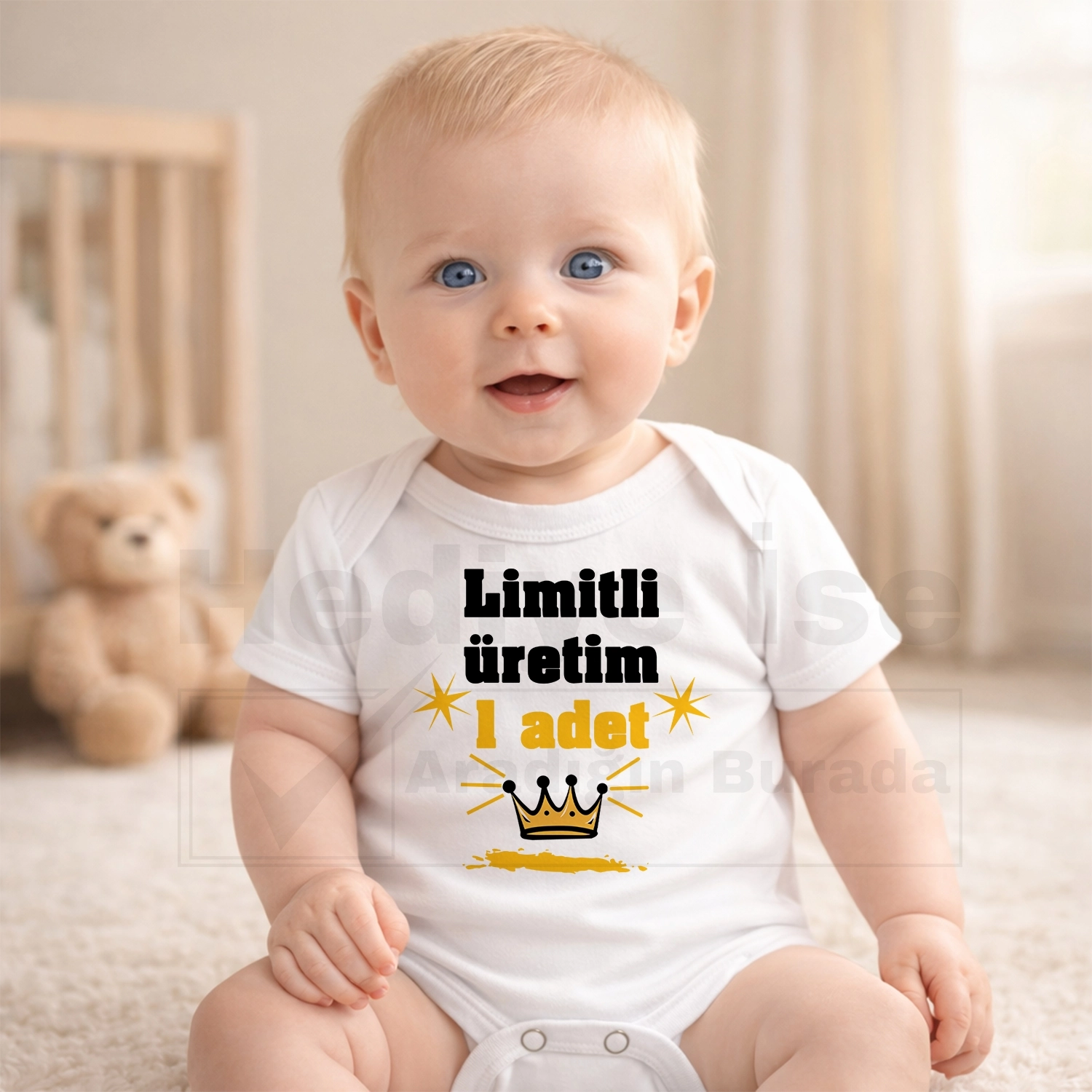Limitli Üretim 1 Adet - Bebek Body Zıbın