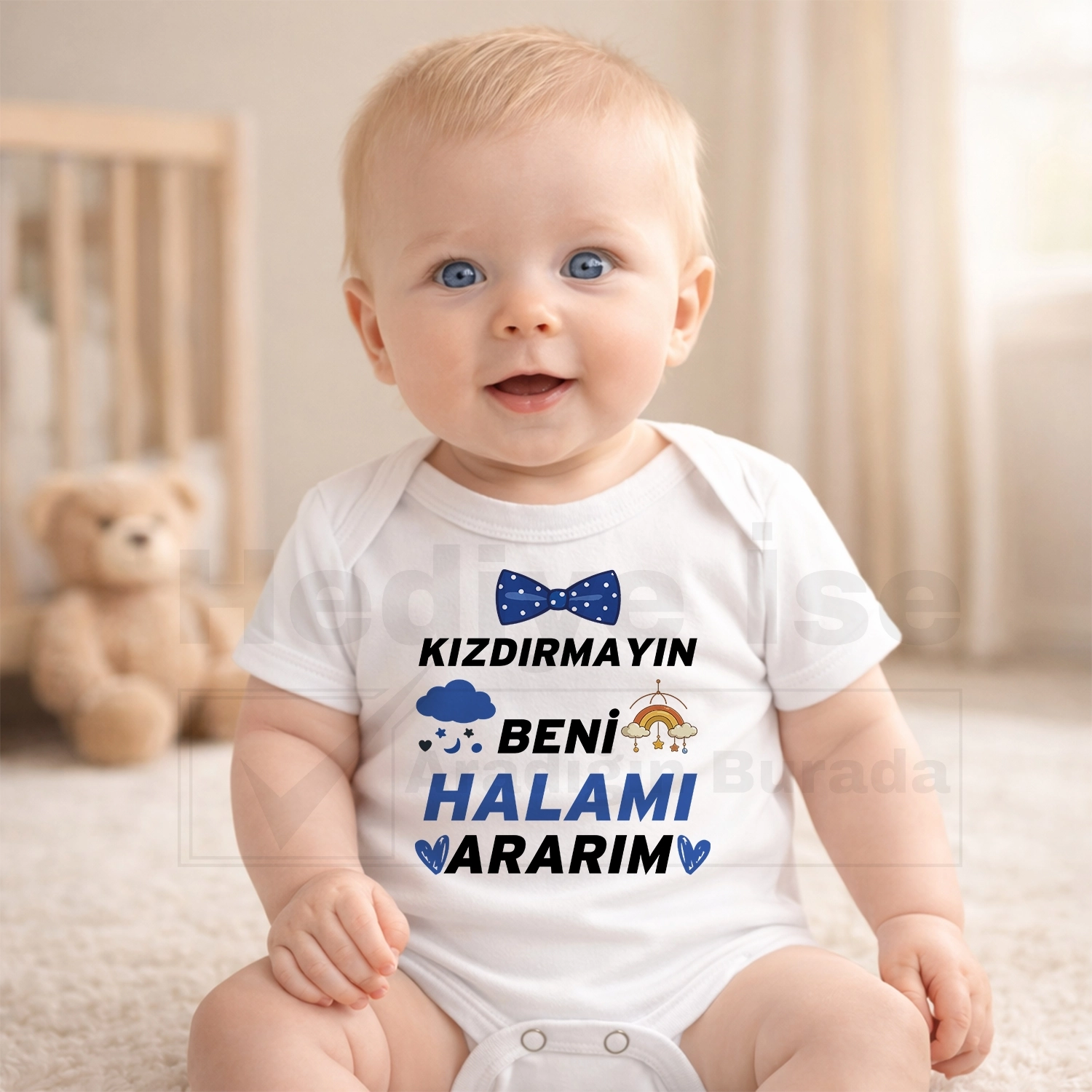 Kızdırmayın Beni Halamı Ararım - Bebek Body Zıbın