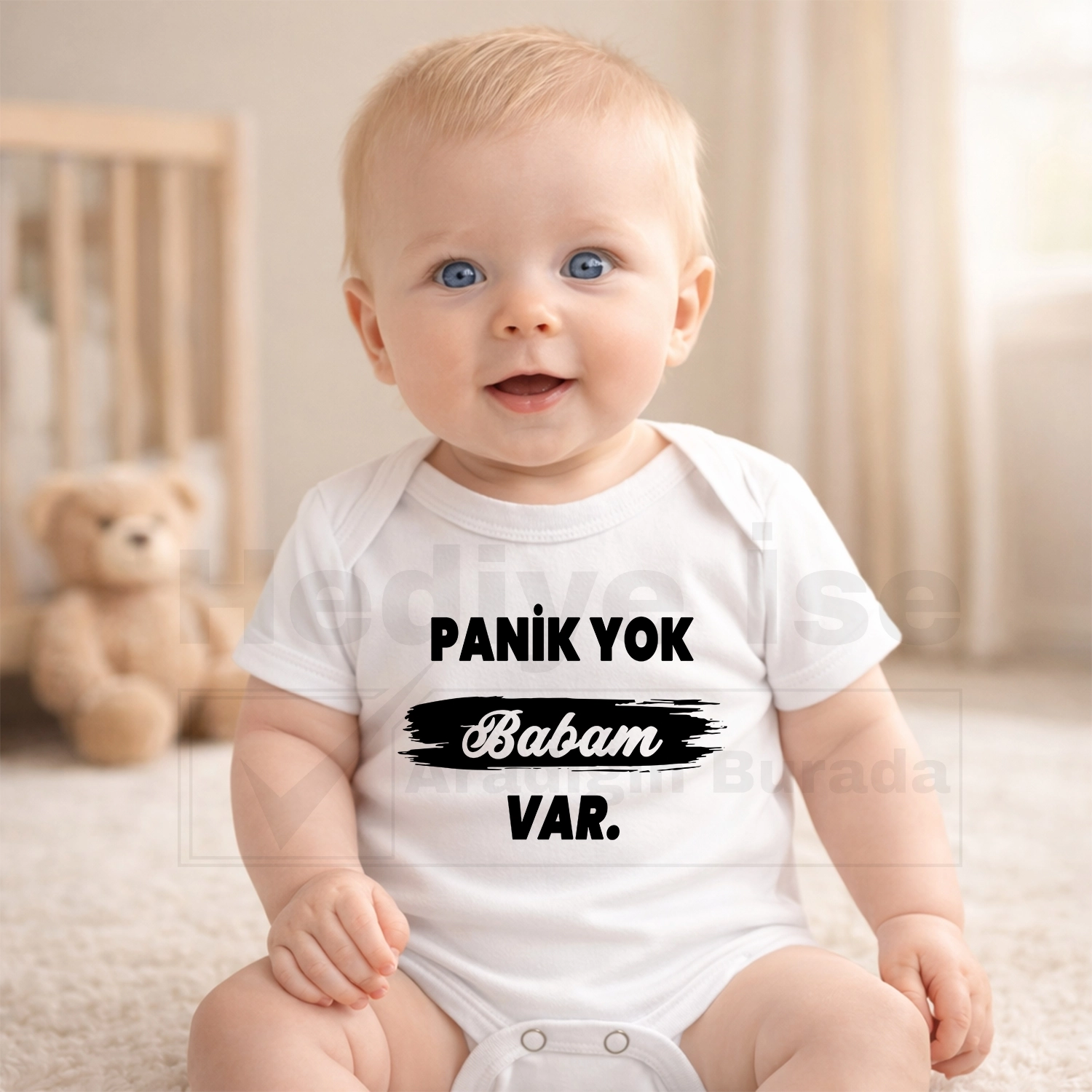 Panik Yok Babam Var - Bebek Body Zıbın