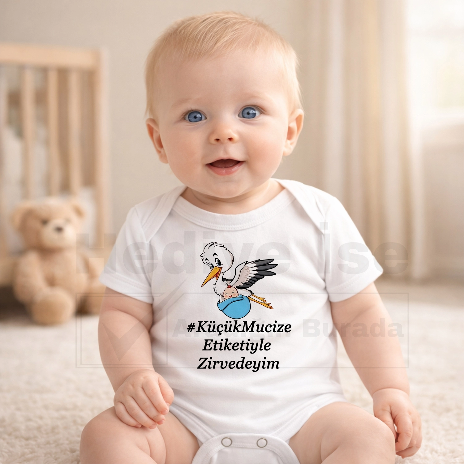 #KüçükMucize Etiketiyle Zirvedeyim - Bebek Body Zıbın