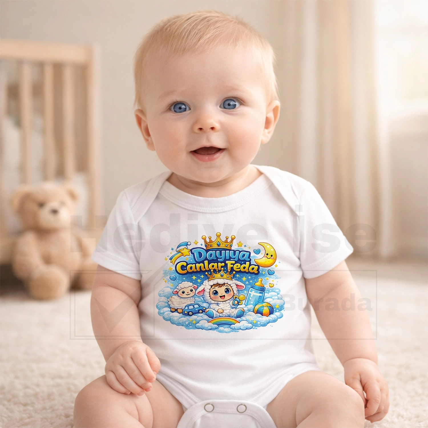 Dayıya Canlar Feda - Bebek Body Zıbın