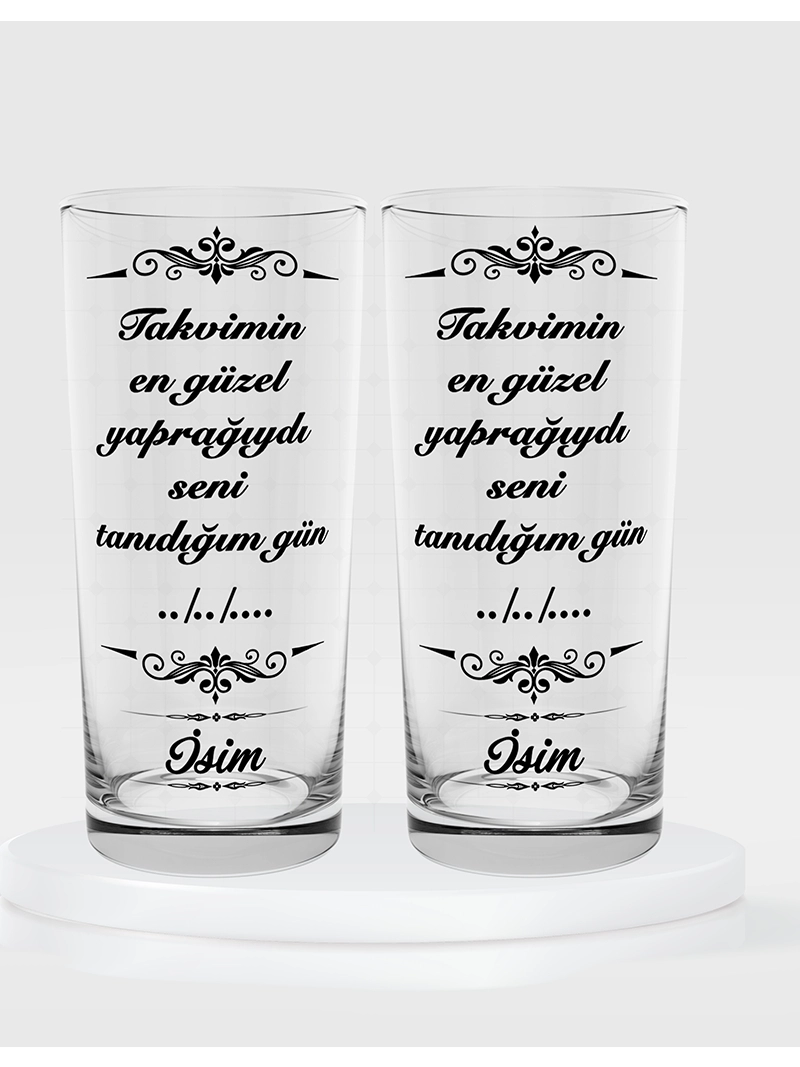 İkili Rakı Kadehi