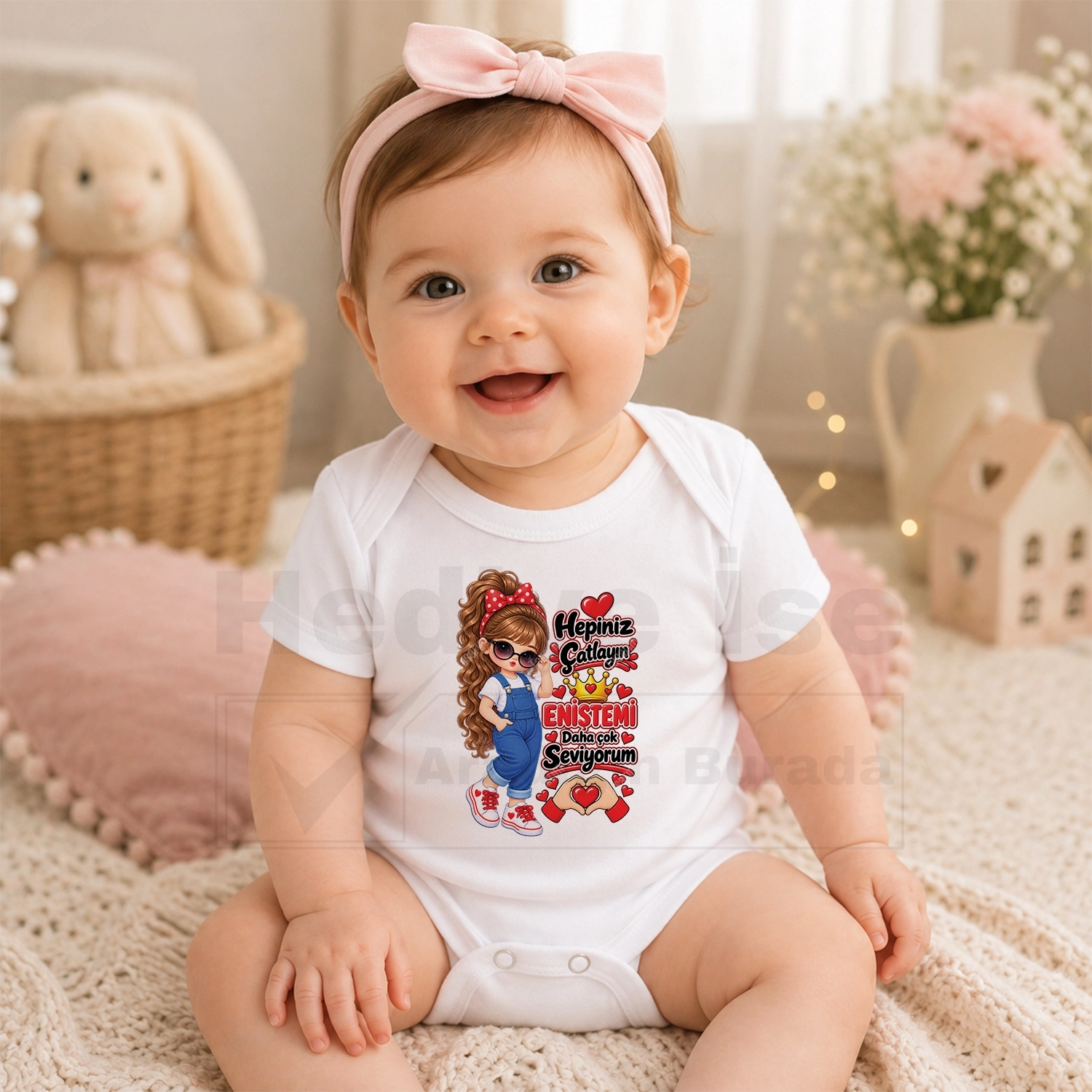 Hepiniz Çatlayın Eniştemi Daha Çok Seviyorum - Bebek Body Zıbın