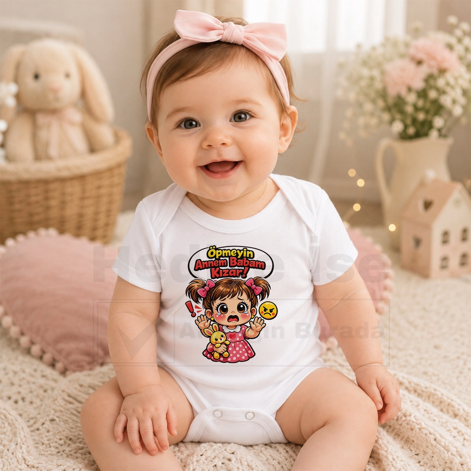Öpmeyin Annem Babam Kızar ! - Bebek Body Zıbın