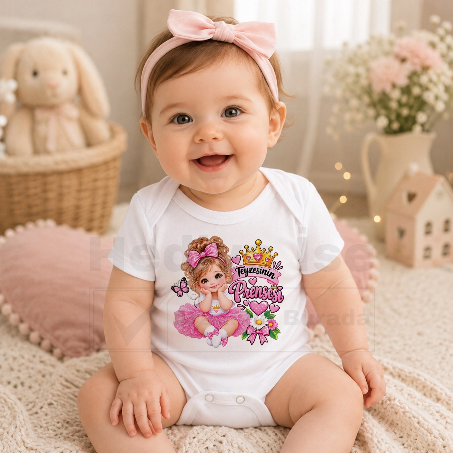Teyzesinin Prensesi - Bebek Body Zıbın