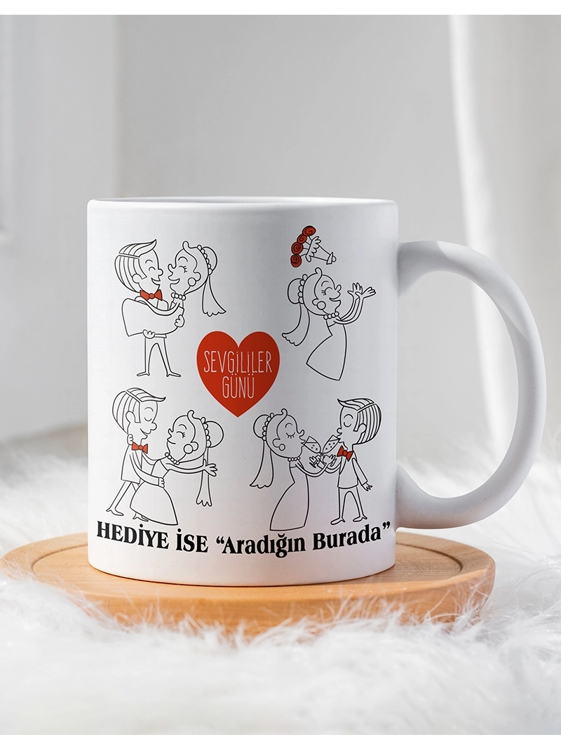 Sevgililer Gününe Özel Kupa Bardak