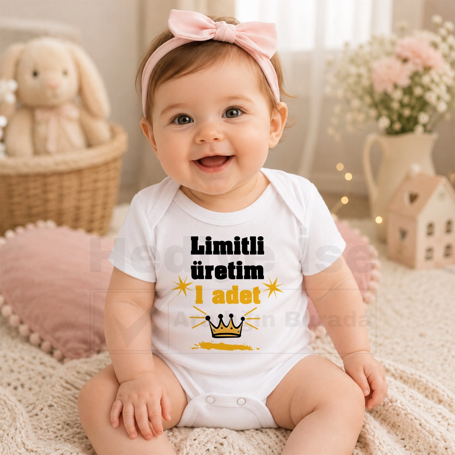 Limitli Üretim 1 Adet - Bebek Body Zıbın