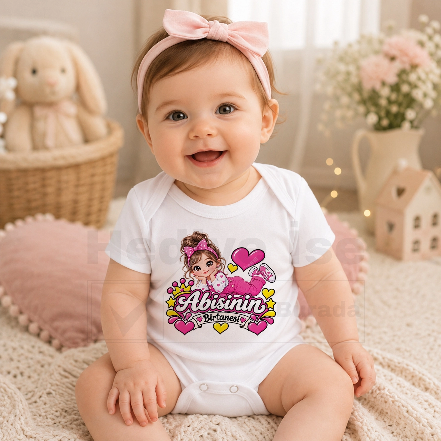 Abisinin Bir Tanesi - Bebek Body Zıbın