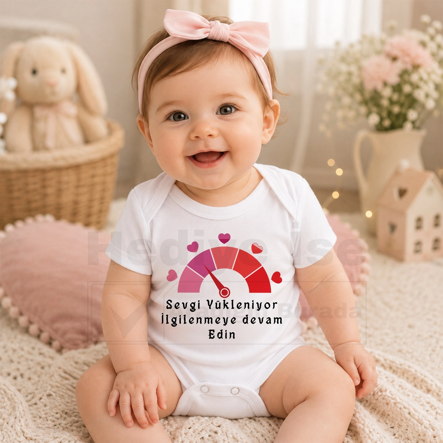 Sevgi Yükleniyor İlgilenmeye Devam Edin - Bebek Body Zıbın