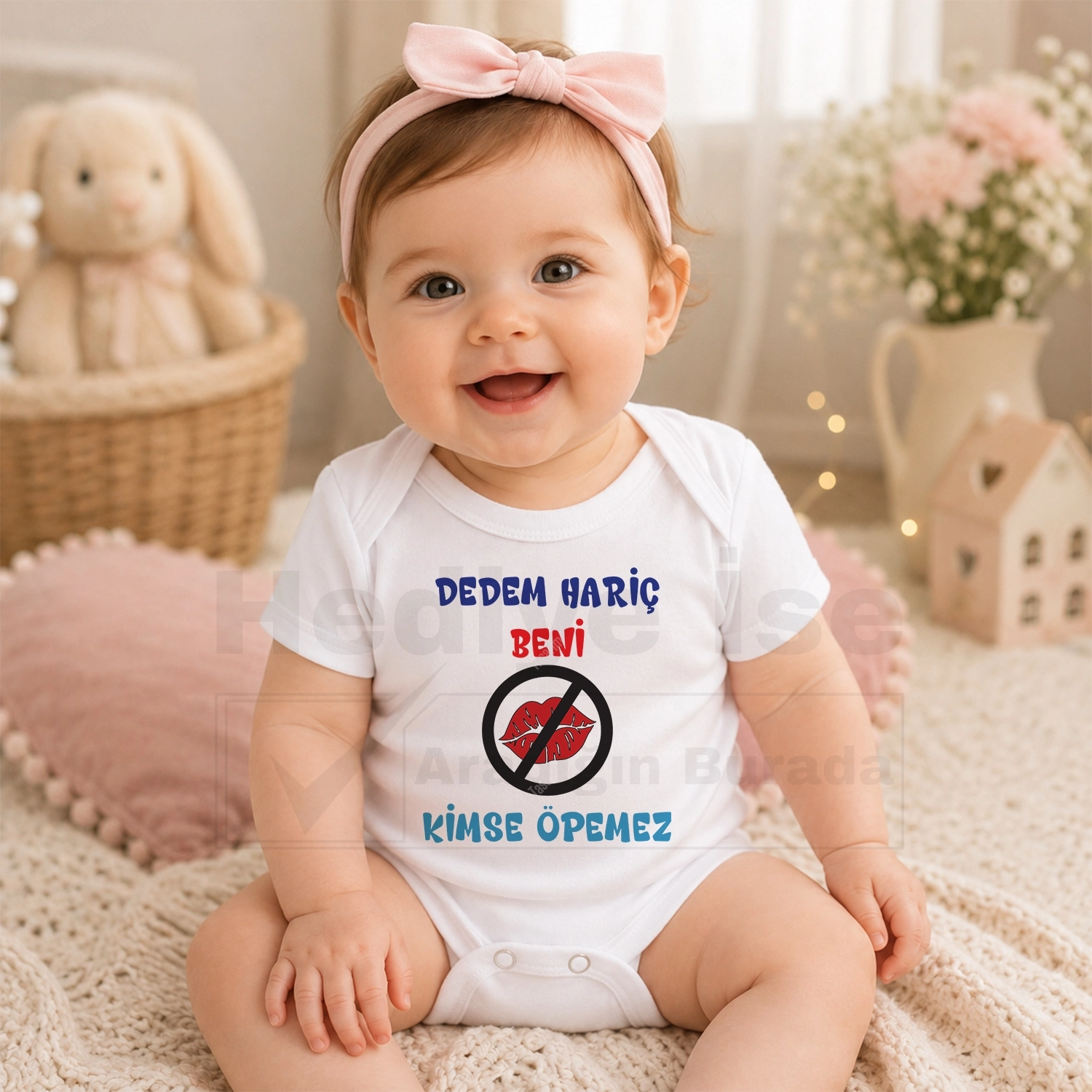 Dedem Hariç Beni Kimse Öpemez - Bebek Body Zıbın