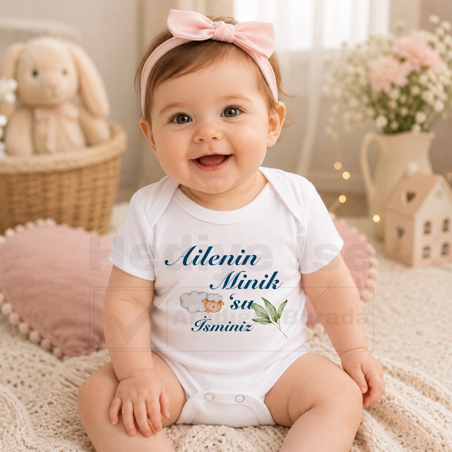 Ailenin Minik Kuzusu - Bebek Body Zıbın