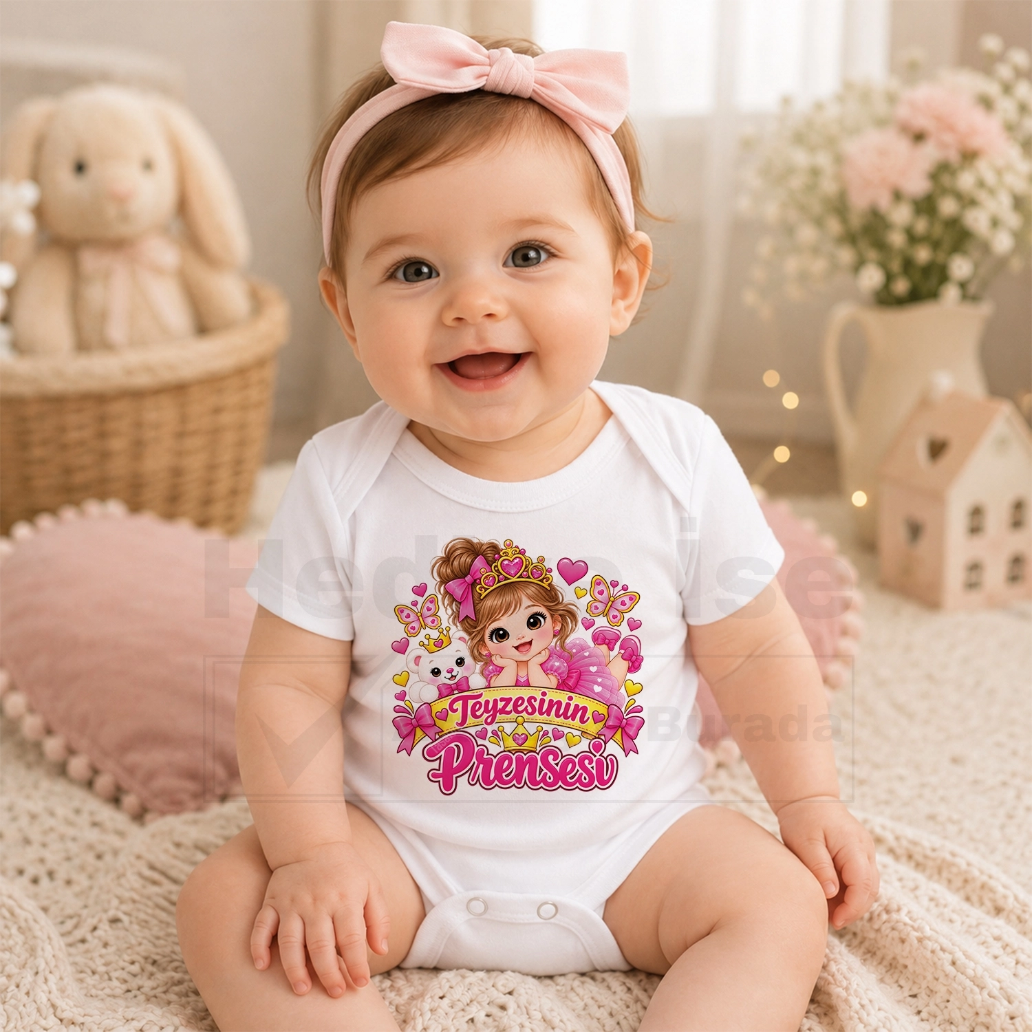 Teyzesinin Prensesi - Bebek Body Zıbın