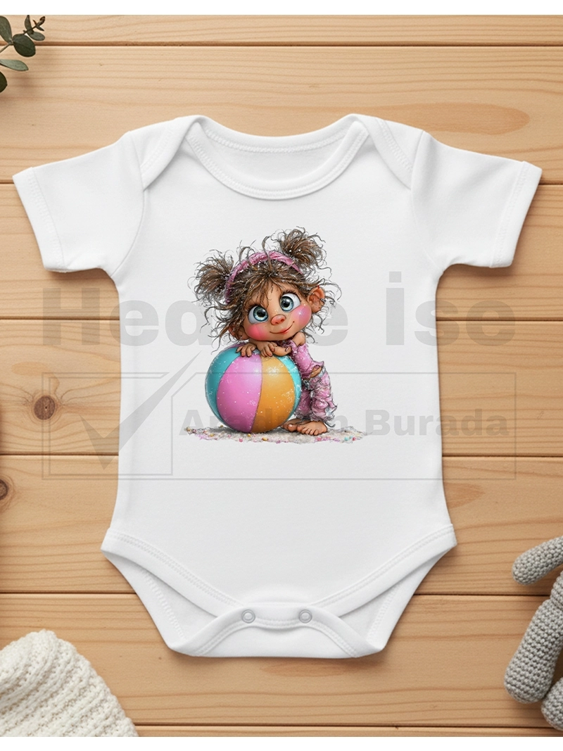Görsel Desenli Zıbın