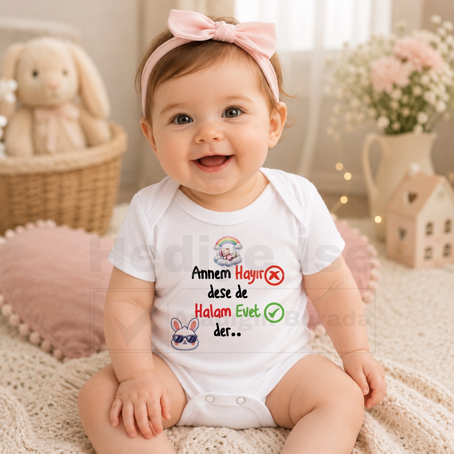 Annem Hayır Dese de Halam Evet Der.. - Bebek Body Zıbın